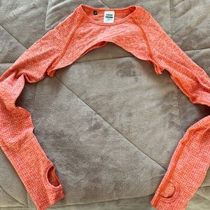 Orange/Coral Gymshark arm cover